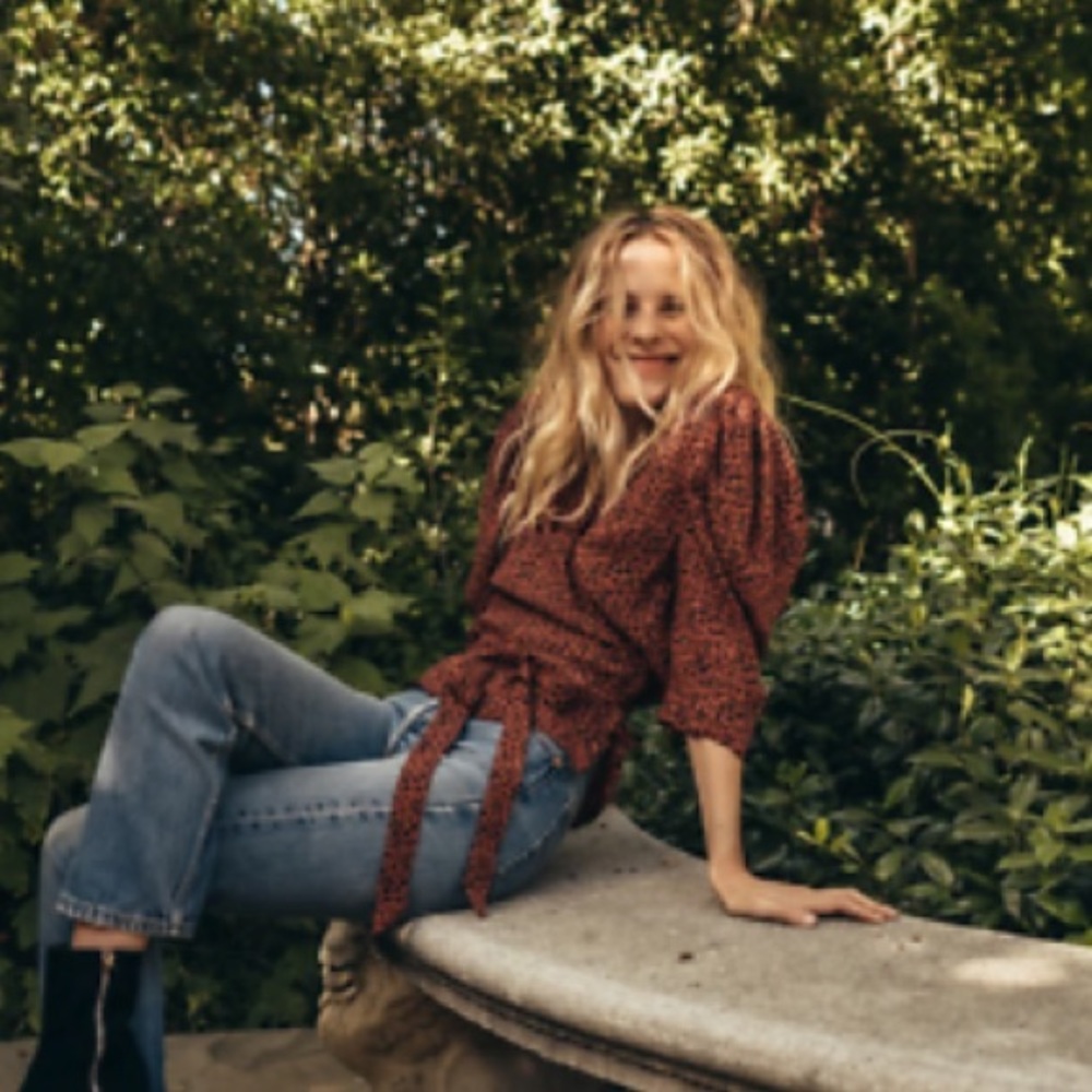 Doen’s Amaranta top cherry willow xs